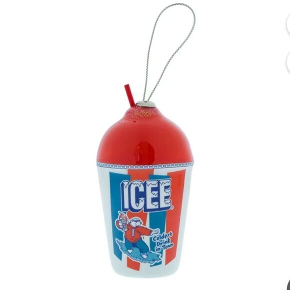 ICEE Cup Decoupage Holiday Ornament, 4.5" Multi-Color, Novelty Ornament - Picture 1 of 7